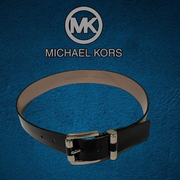 MICHAEL Michael Kors Patent Leather‎ Belt - Picture 1 of 5